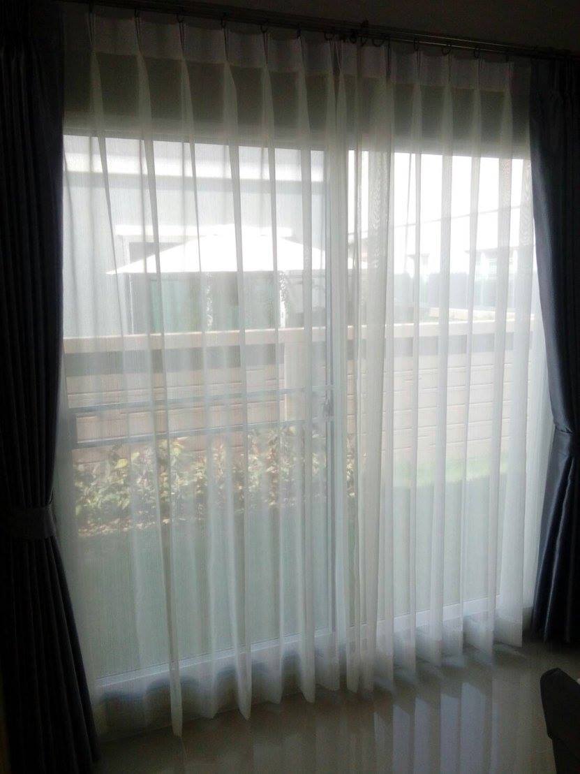 รวมตัวอย่างผ้าม่านโปร่งแสง ผ้าม่านโปร่งที่เคยติดตั้งในโครงการต่างๆ