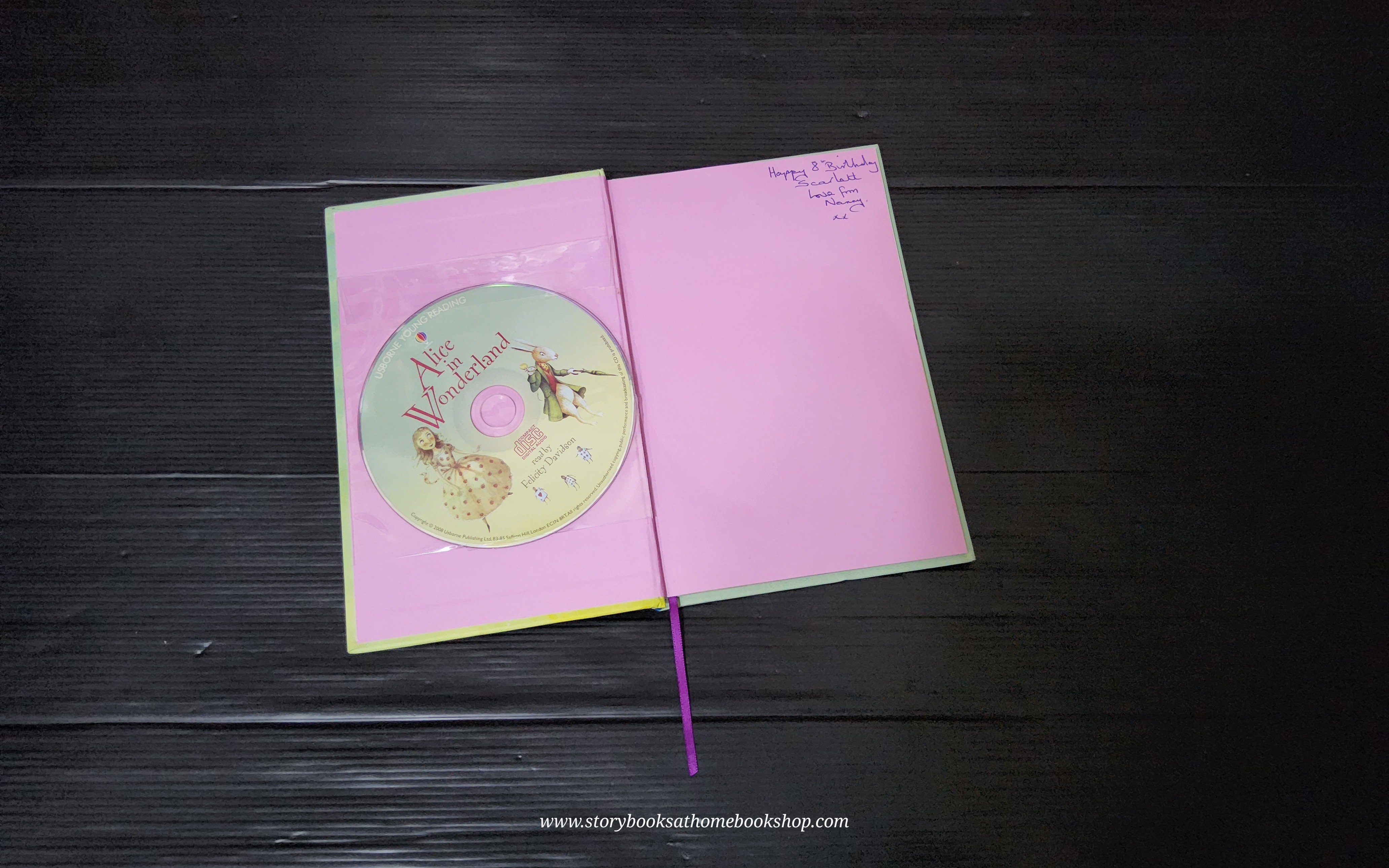 หนังสือนิทานปกแข็ง** 🍅🍓USBORNE YOUNG READING:ALICE IN WONDERLAND WITH CD