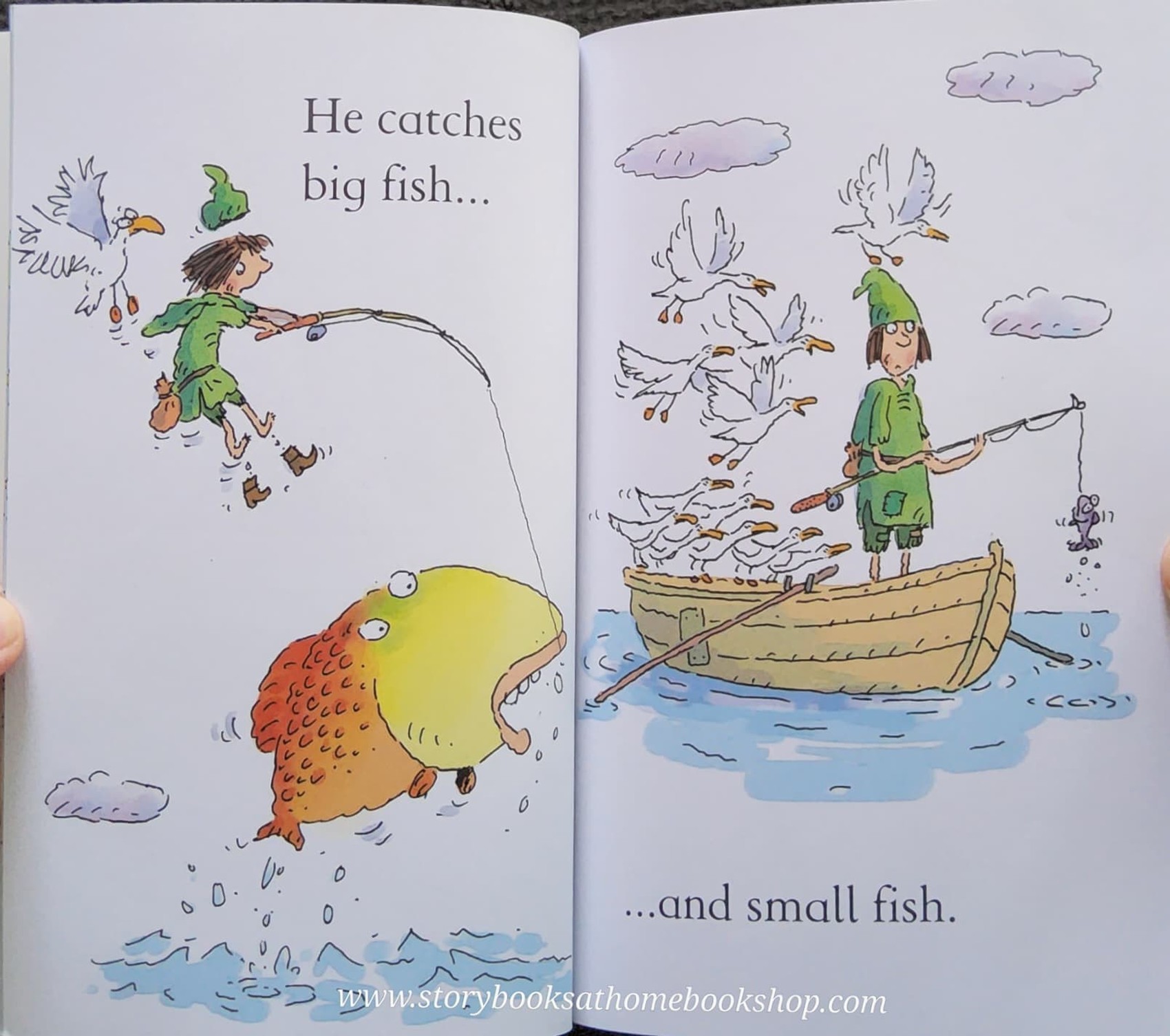 หนังสือนิทานปกอ่อน** ♥️USBORNE FIRST READING: THE WISH FISH