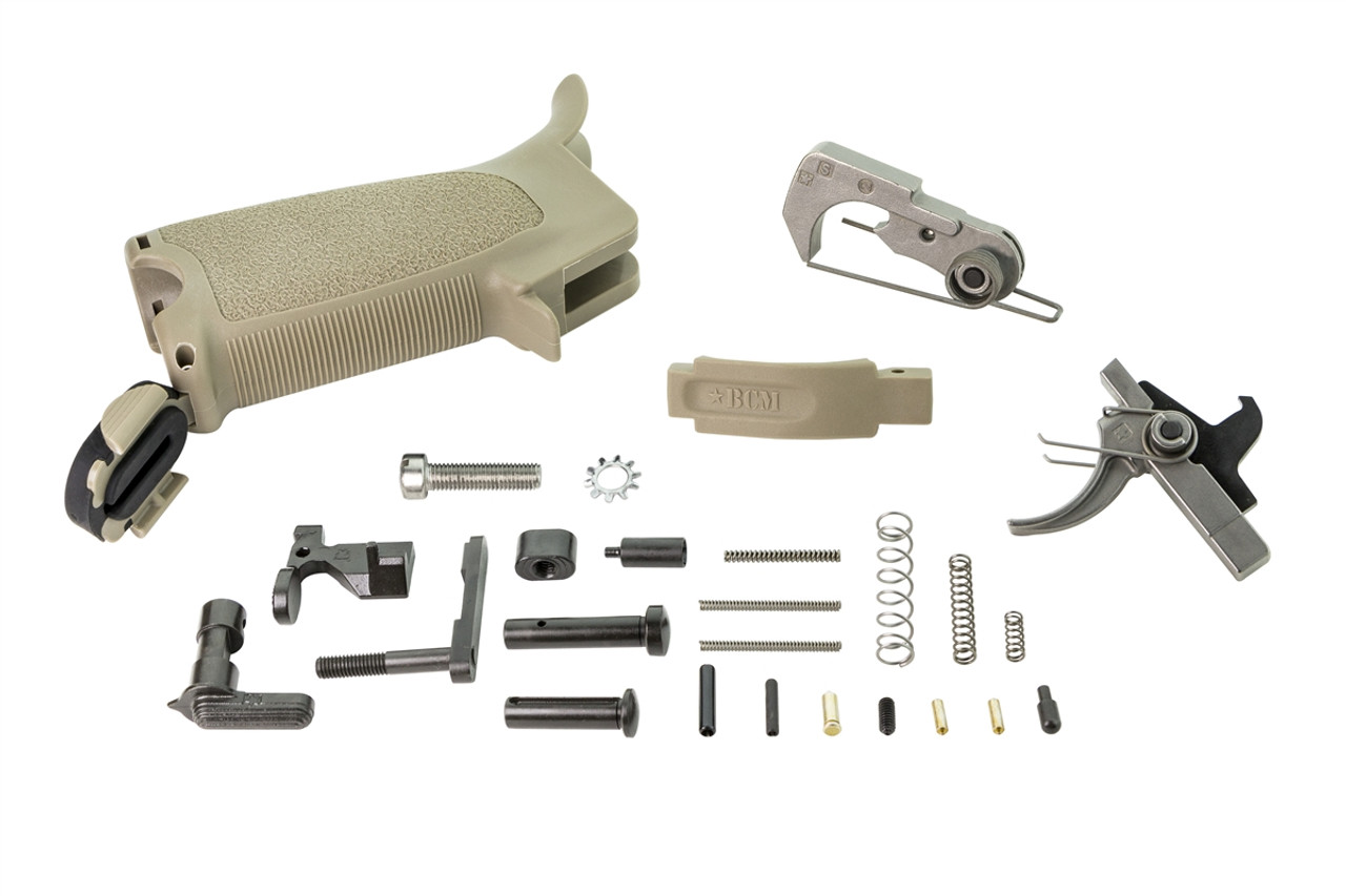 BCM GUNFIGHTER™ - AR15 Enhanced Lower Parts Kit - (FDE)