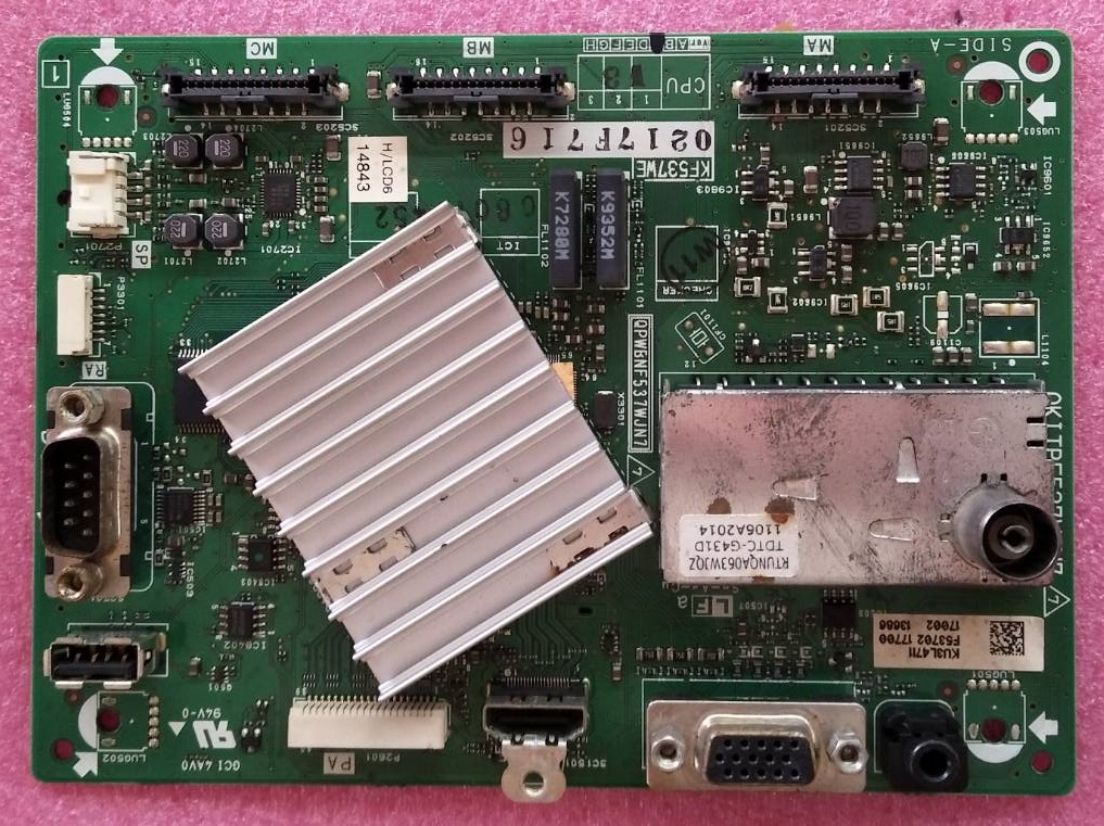 เมนบอร์ดชาร์ป Main Board SHARP มือสองพร้อมใช้งาน ใช้กับรุ่น LC-32M300M