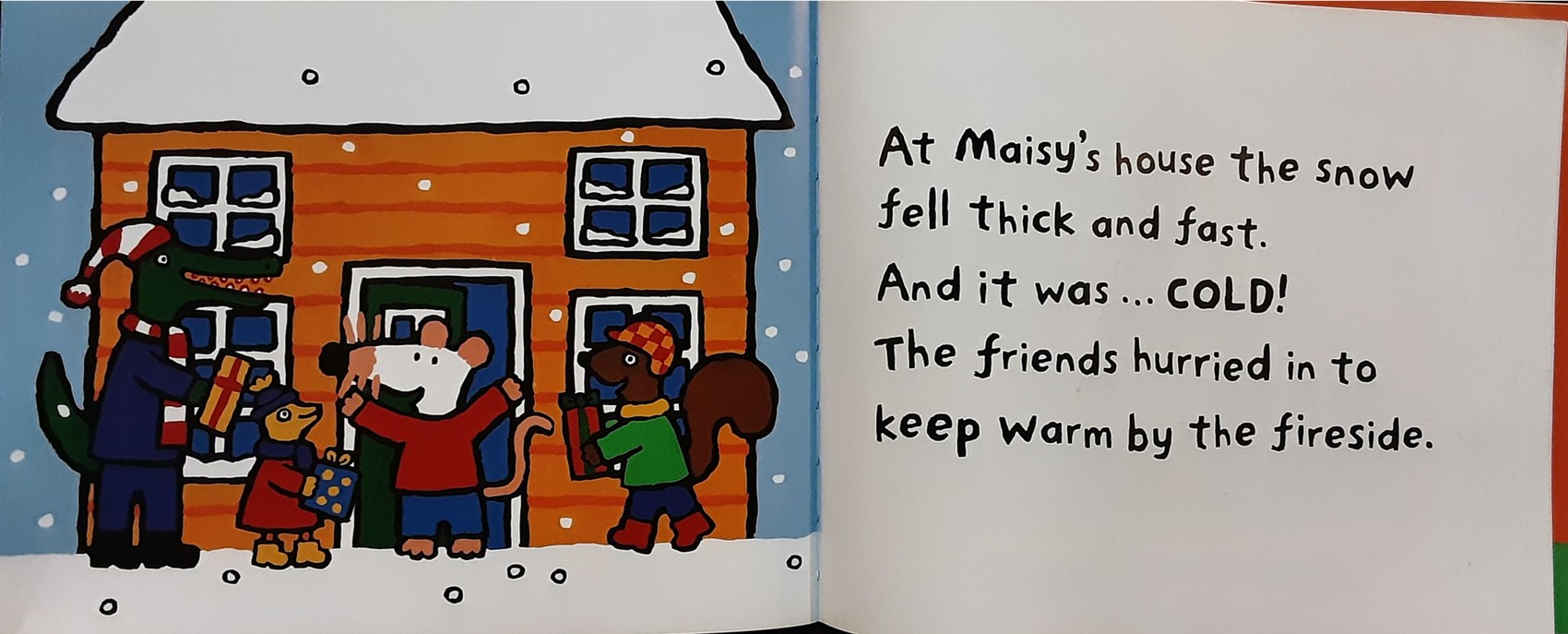 หนังสือนิทานปกอ่อน** 🍅🍓MAISY CHRISTMAS EVE BY LUCY COUSINS