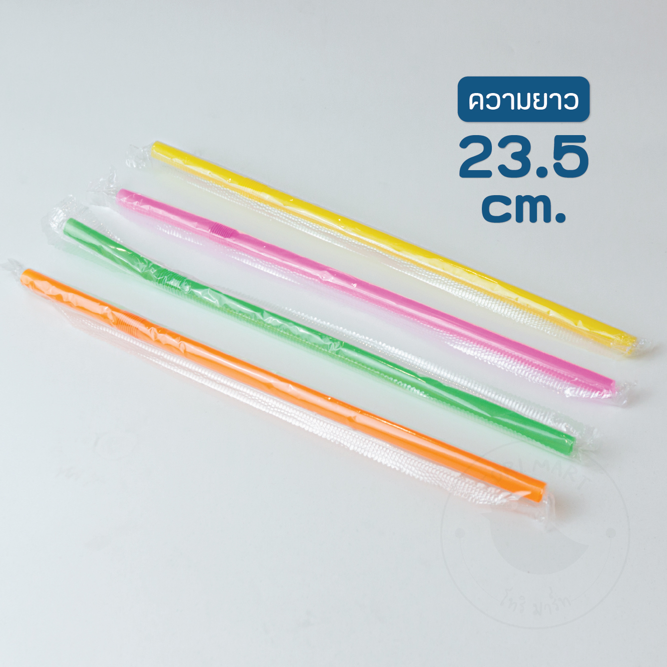 Toripac หลอดงอห่อฟิล์ม ขนาด 8 มิล หลอดพลาสติกงอ หลอดห่อฟิล์ม หลอดกาแฟ สีน้ำตาล/ดำ/เขียว/คละสี (100 เส้น/แพ็ค)