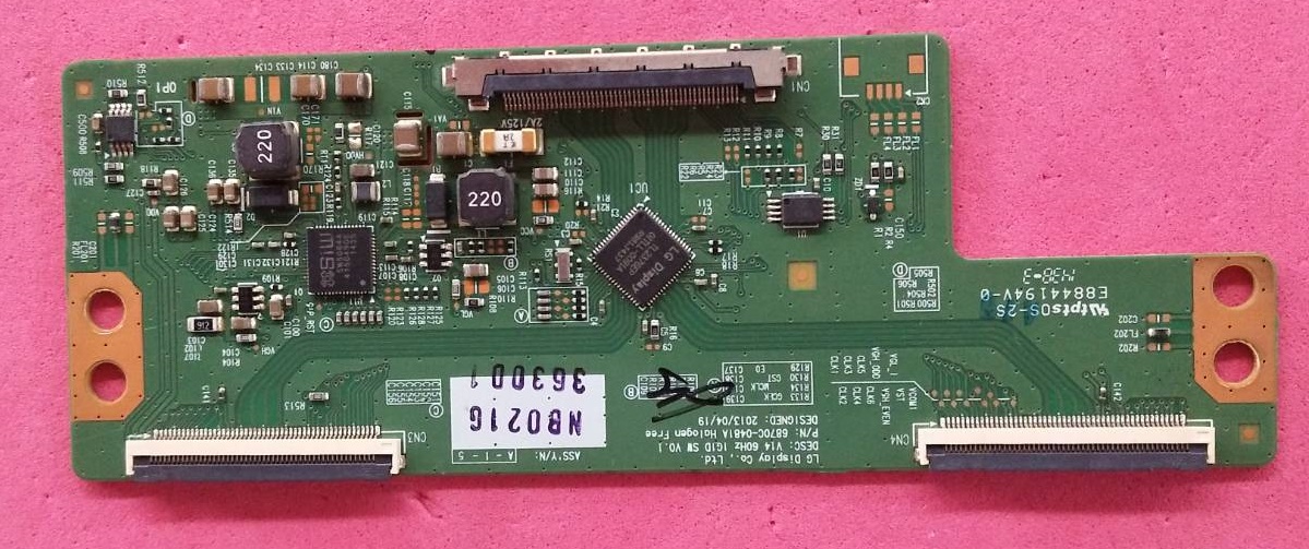 ทีคอนแอลจี (T-CON LG)ของแท้ถอดจากเครื่อง รุ่น 42LB551T 49LB551T 47LY3400C 49LF550T พาร์ท 6870C-0481A