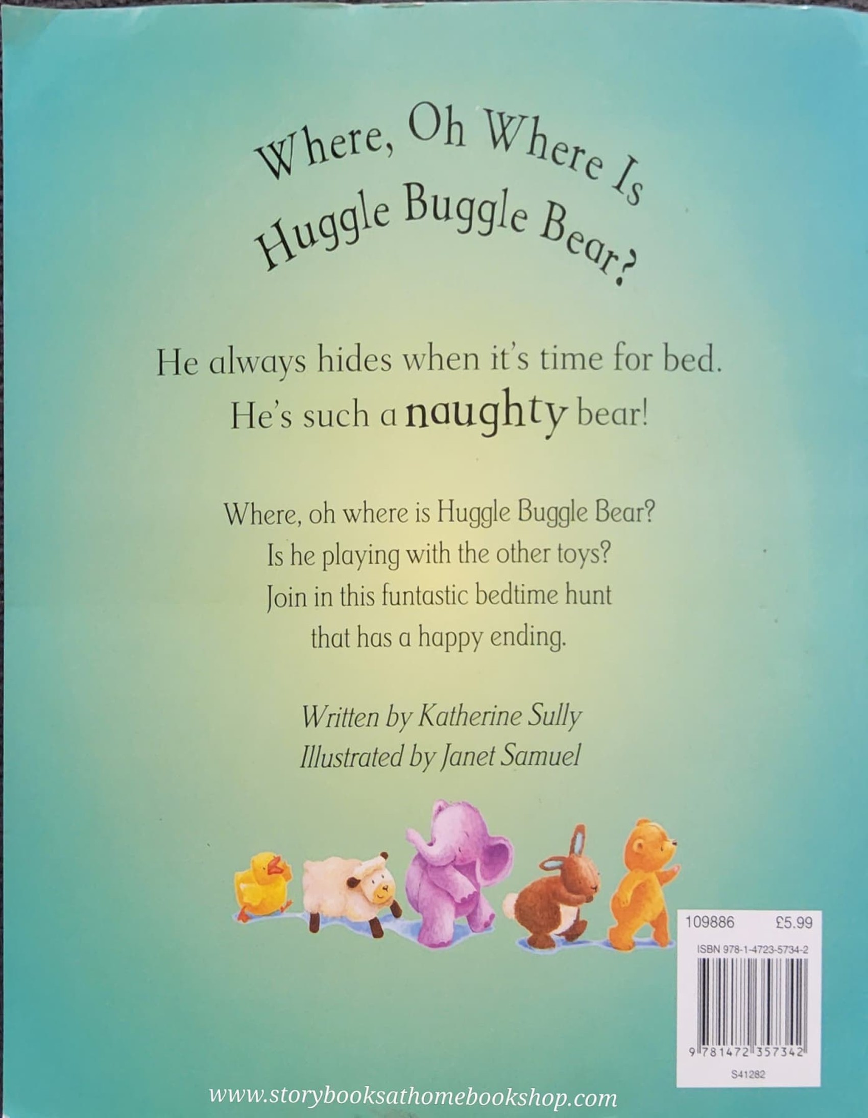 หนังสือนิทานปกอ่อน ** 🍅🍓WHERE,OH WHERE IS HUGGLE BUGGLE BEAR?♥️♥️