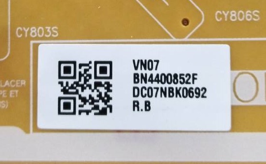 ซัพพลายทีวี ซัมซุง SAMSUNG ของแท้ถอดจากเครื่อง รุ่น UA43T6000AK พาร์ทBN44-00852F