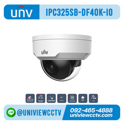 กล้องวงจรปิด UNIVIEW รุ่น IPC325SB-DF40K-I0 ความละเอียด 5 ล้านพิกเซล