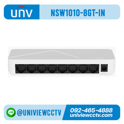 สวิทช์ UNIVIEW รุ่น NSW1010-8GT-IN l 8 x 10/100/1000Mbps port (RJ45)