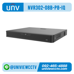 เครื่องบันทึก UNIVIEW รุ่น NVR302-08B-P8-IQ จำนวน 8 ช่อง POE