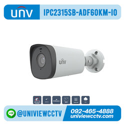 กล้องวงจรปิด UNIVIEW รุ่น IPC2315SB-ADF60KM-I0 ความละเอียด 5 ล้านพิกเซล