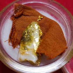 พระทันตธาตุ ครูบาธรรมธิ วัดสันป่าตึง อ.แม่แตง จ.เชียงใหม่ ได้มาจากพ่อหนานจักร อายุ 82 ปี ปัจจุบัน (พ.ศ.2567) ยังมีชีวิตอยู่ แม่แตง จ.เชียงใหม่ เคยบวชรับใช้ครูบาธรรมธิ ตั้งแต่ปี 2529 - 2536 และสึกในปี 2540 ท่านได้พระทันตธาตุนี้มาเมื่อปี 2536