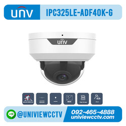 กล้องวงจรปิด UNIVIEW รุ่น IPC325LE-ADF40K-G ความละเอียด 5 ล้านพิกเซล