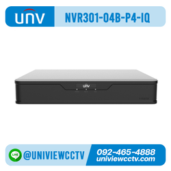 เครื่องบันทึก UNIVIEW รุ่น NVR301-04B-P4-IQ จำนวน 4 ช่อง POE