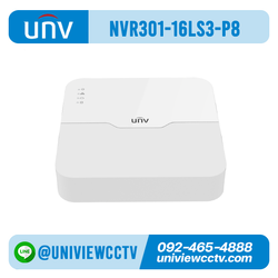 เครื่องบันทึก UNIVIEW รุ่น NVR301-16LS3-P8 จำนวน 16 ช่อง POE(8ช่อง)