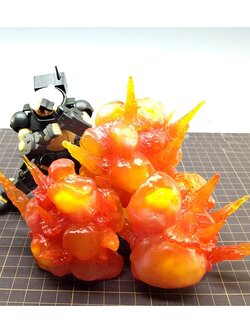Explosion Smoke Effect Model Figure Figma เอฟเฟคควันระเบิด โมเดล ฟิกเกอร์ ฟิกม่า