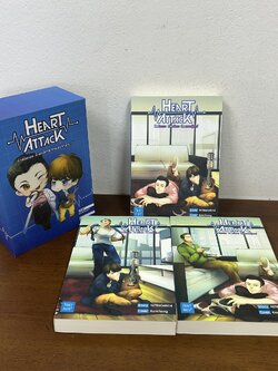[YAOI] BOXSET Heart Attack ห้ามโดดเวร ห้ามหนีเคส ห้ามพรากผู้เยาว์ เล่ม 1-3 จบ ... NiTRoGeN14 (มือสอง) นิยายวาย