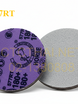 กระดาษทรายกลม HORSE 577RT หลังสักหลาด