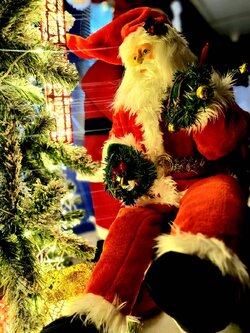 ซานต้าครอสตกแต่งโดยรอบขนาด70cm.