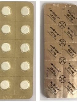 แอนโดรคัวร์ 50mg (แผงเฉียง) 1 แผง