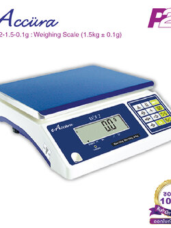เครื่องชั่งดิจิตอล WAH2-1.5-0.1g : เครื่องชั่งแบบตั้งโต๊ะ 1.5kg ความละเอียด 0.1g (290x220mm) - E-Accura - Digital Weighing Scale เครื่องชั่งโรงงาน by pik2pak.com