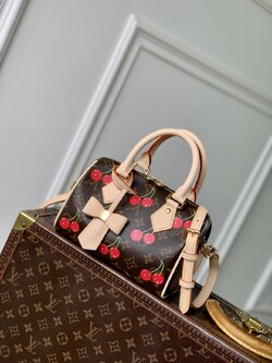 [Pre-order]กระเป๋า LouisVuitton LV x TM Speedy Bandoulière 20 Cherry blossom งานคุณภาพที่ดีที่สุด