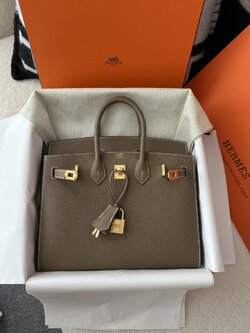 [Pre-order] Hermes Birkin 25 Etoupe Epsom Sellier Gold Hardware งาน full handmade 100% คุณภาพ VIP เกรดดีที่สุด