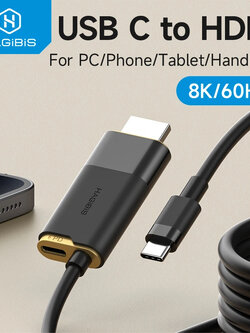 Hagibis SWC10 USB C to HDMI 8K 60Hz, Type-C to HDMI Cable Thunderbolt 3 MacBook Pro Macmini Macbook