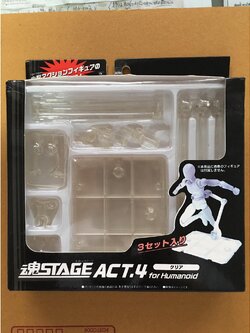 ฐานคีบหุ่นStage act รุ่น4 ฟิกเกอร์ ฟิกม่า โมเดล 1/12 Stage ACT4 for Humanoid S.H Figuar S.I.C Figma Model 1:12