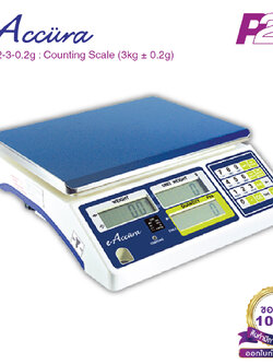 เครื่องชั่งดิจิตอล CAH2-3-0.2g : เครื่องชั่งแบบนับชิ้น ตั้งโต๊ะ 3kg ความละเอียด 0.2g (290x220mm) - E-Accura - Digital Counting Scale เครื่องชั่งโรงงาน by pik2pak.com