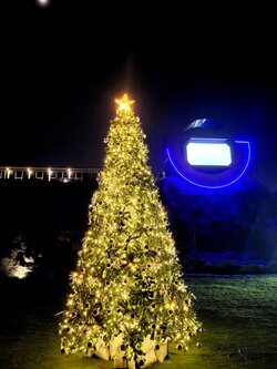 ต้นคริสต์มาสปลอม 15ฟุตพร้อมตกแต่ง สินค้าตกแต่งสวยๆ