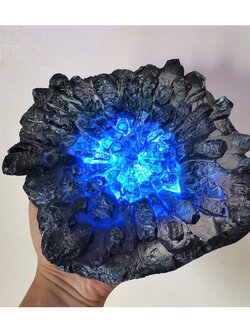 GK Resin Diorama magma burst light up งานเรซิ่น ฐานฉากแมกม่าระเบิด (ใหญ่21cm) (มีไฟ)สายUSB