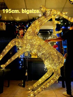 ให้เช่ากวางไฟ ขนาด2เมตร