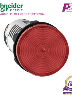 XB7EV04MP : ไพล็อตแลมป์ แบบ LED Ø22mm พลาสติก สีแดง 220-240VAC - Schneider Electric - Pilot light XB7 พลาสติก สีแดง 22 มม. ไฟ LED ในตัว 230…240V AC by pik2pak.com