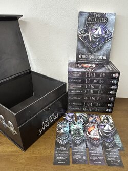 BOXSET The Witcher เล่ม 1-8 จบ ครบชุด ... Andrzej Sapkowski (มือสอง) นิยาย แฟนตาซี แพรว