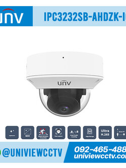 กล้องวงจรปิด UNIVIEW รุ่น IPC3232SB-AHDZK-I0 ความละเอียด 2 ล้านพิกเซล