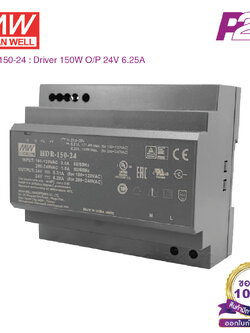 HDR-150-24 : Switching power supply 150W 24VDC 6.25A DIN Rail ติดราง - Meanwell - พาวเวอร์ซัพพลาย by pik2pak.com