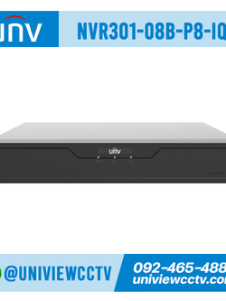 เครื่องบันทึก UNIVIEW รุ่น NVR301-08B-P8-IQ จำนวน 8 ช่อง POE