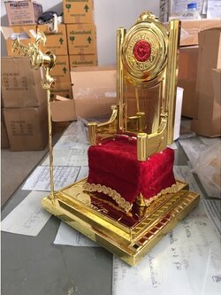 บัลลังก์เจมินี่ สีทอง เซนต์เซย่า ฟิกเกอร์ โมเดล Saint Seiya Cloth Myth Gemini Throne Figure Model