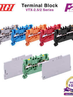 TOGI Terminal Block VTX-2.5/2 Series,AC DC 800V,6A-24A