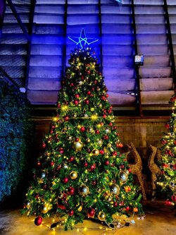 ต้นคริสต์มาสปลอมตกแต่งยอดนิยม 12ฟุต