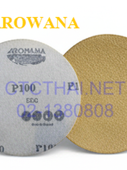 กระดาษทรายกลม AROWANA หลังสักหลาด