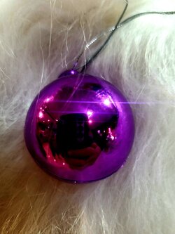 ลูกบอลคริสต์มาสประดับ วาว60มิล. เลือกสีสันได้ราคาต่อโหล