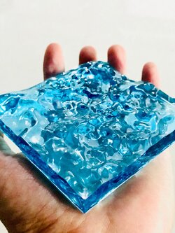 ฉากพื้นน้ำ วางฟิกเกอร์ โมเดล เรซิ่น (ขนาดเล็ก) Water Surface Diorama GK Resin Figure Model