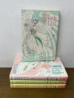 [MANGA] Wish เล่ม 1-4 จบ ฉบับภาษาญี่ปุ่น ... Clamp (มือสอง) มังงะ การ์ตูน