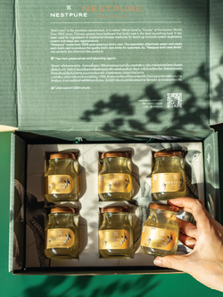 BOX SET เซ็ทกล่องของขวัญ รังนกขวดพร้อมดื่ม รังนกแท้ เนื้อแน่น รังนกต้มสด รังนกปลอดภัยสารกันบูด สารคงตัว