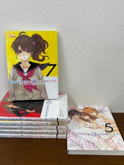 [LIGHT NOVEL] BROTHERS CONFLICT ภาค 1 เล่ม 1-7 จบ ขาดเล่ม 5+ภาค 2 เล่ม 5 ... Kanase Atsuko, Udajo เขียน (มือสอง)