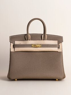 [Pre-order] Hermes Birkin 25cm Togo CC18 Etoupe GHW Full handmade 100% คุณภาพ VIP เกรดดีที่สุด
