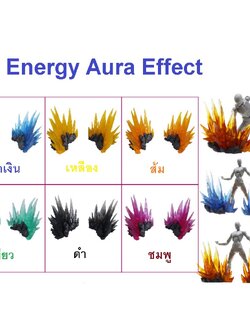 Energy Aura Effect Model Figure Figma เอฟเฟคพลังงานปะทุ โมเดล ฟิกเกอร์ ฟิกม่า