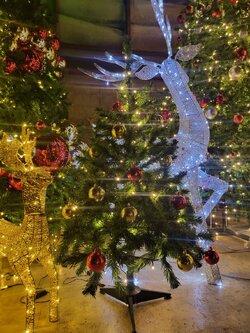 ต้นคริสต์มาสปลอมประดับวางโชว์ 3ฟุต