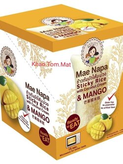 ข้าวต้มมัด แม่นภา ไส้มะม่วง 1 กล่อง มี 6 ชิ้น เหมาะสำหรับซื้อเป็นของฝาก เก็บได้นาน 6 เดือน โดยไม่ต้องแช่เย็น